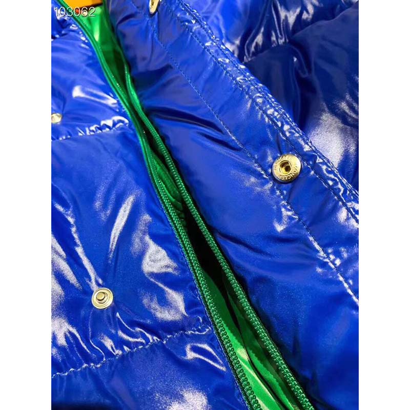 Moncler Down Jacket Blue/Green - FashionPlug