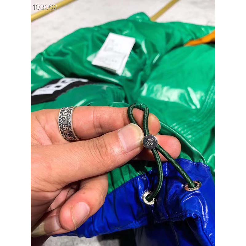 Moncler Down Jacket Blue/Green - FashionPlug