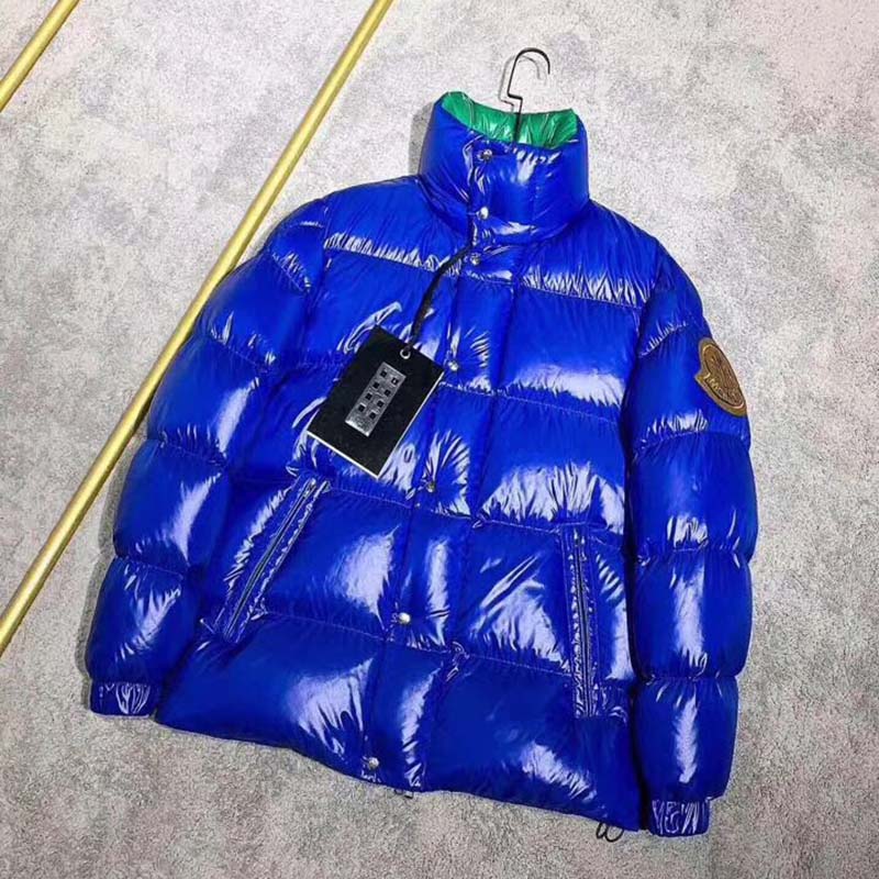 Moncler Down Jacket Blue/Green - FashionPlug
