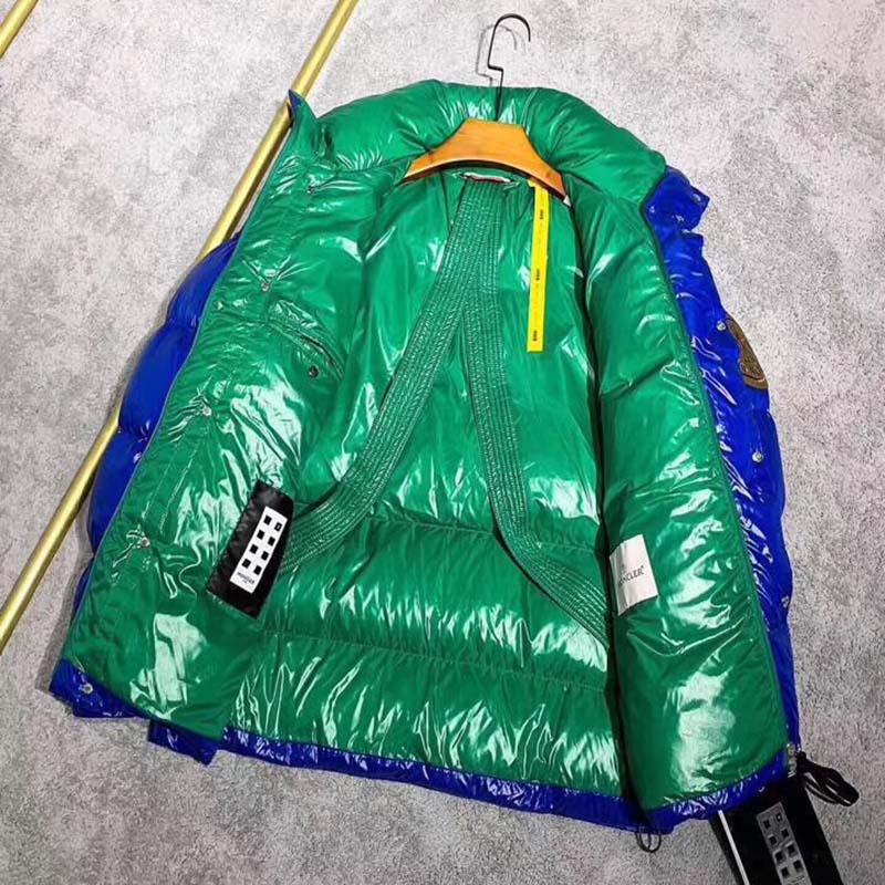 Moncler Down Jacket Blue/Green - FashionPlug