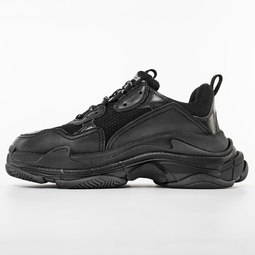 Balenciaga Triple S Trainers Black - FashionPlug