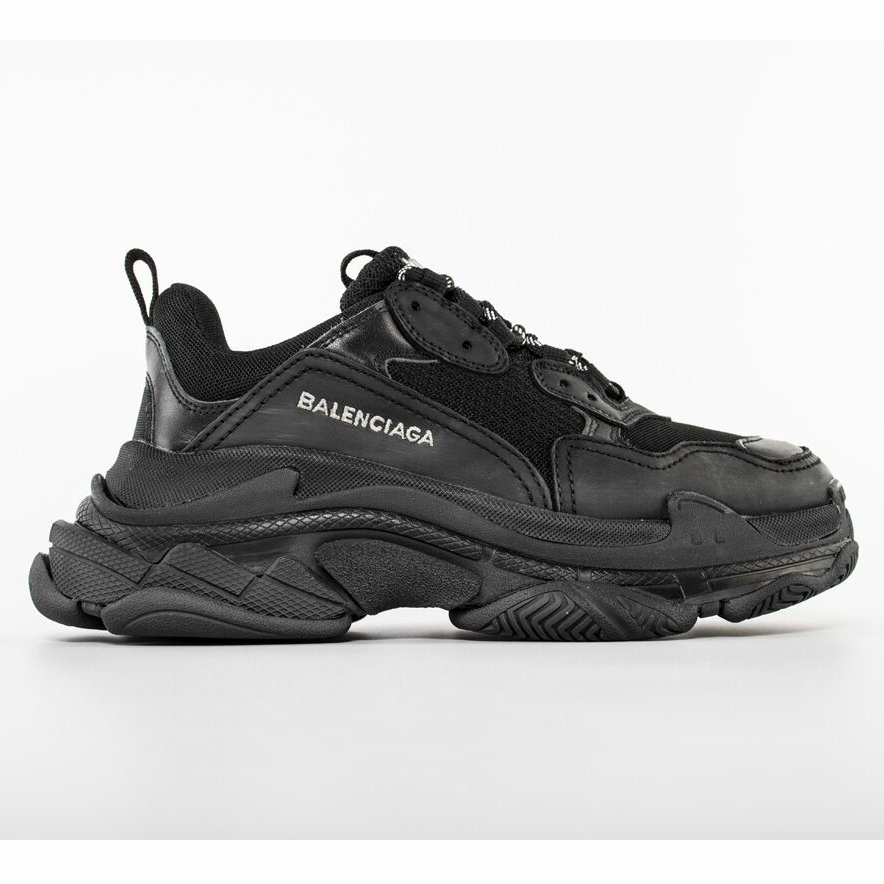 Balenciaga Triple S Trainers Black - FashionPlug