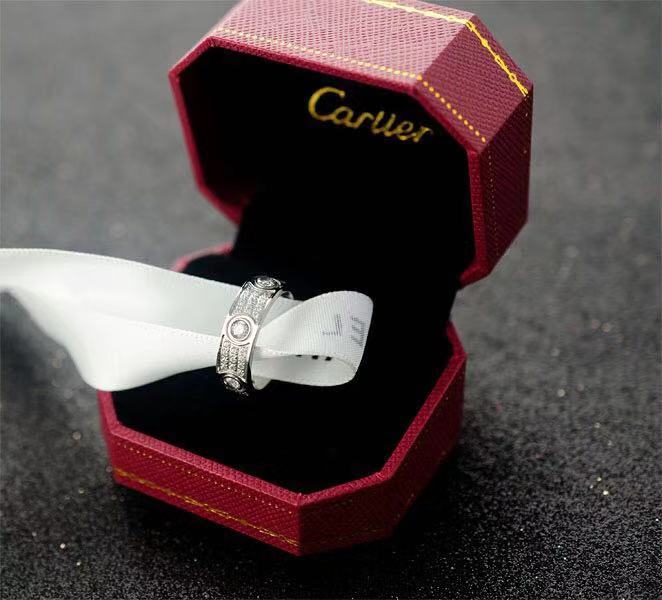 Cartier Ring In Silver - FashionPlug