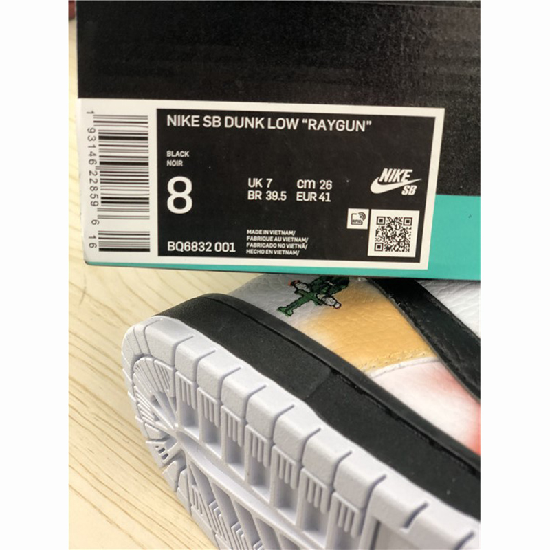 Nike Dunk SB Low Raygun Tue-Dye In White/Black - FashionPlug