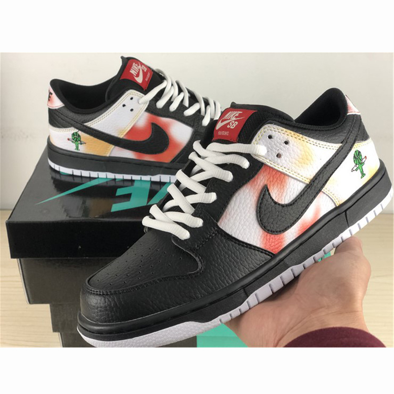Nike Dunk SB Low Raygun Tue-Dye In White/Black - FashionPlug
