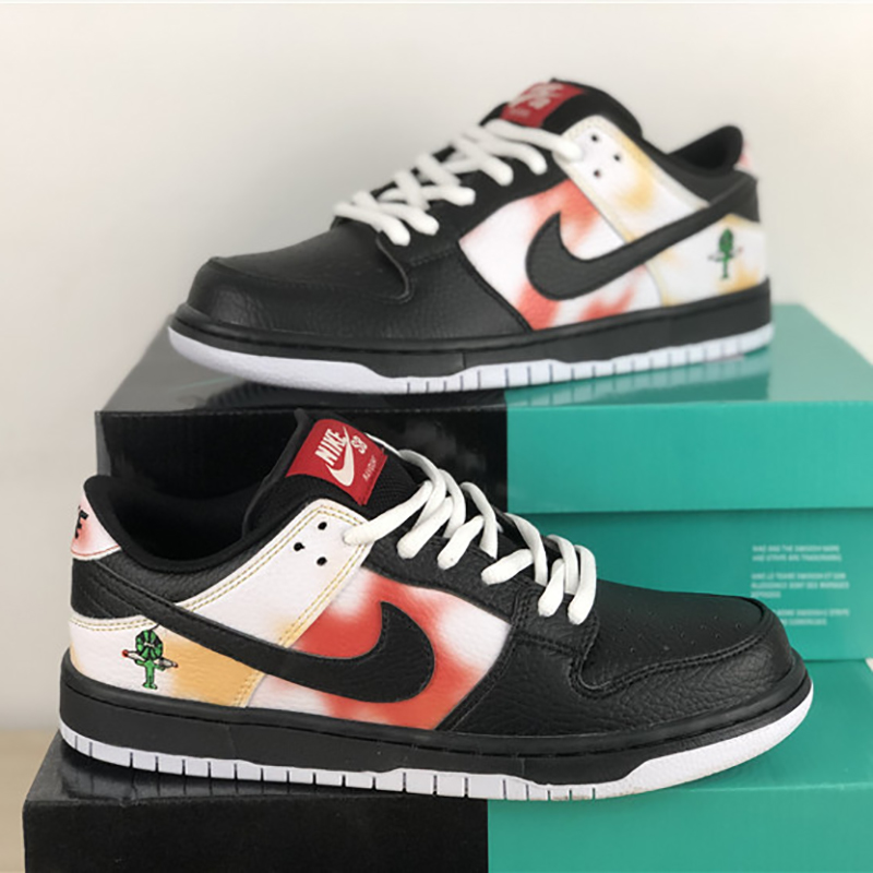 Nike Dunk SB Low Raygun Tue-Dye In White/Black - FashionPlug