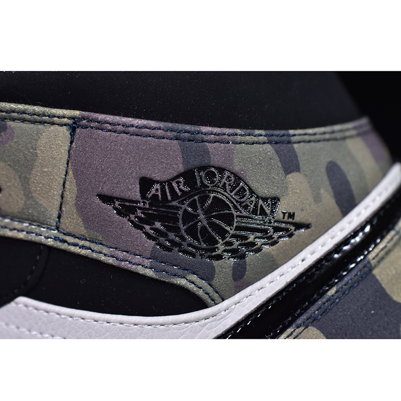 Jordan AJ1 Mid Camo  - FashionPlug