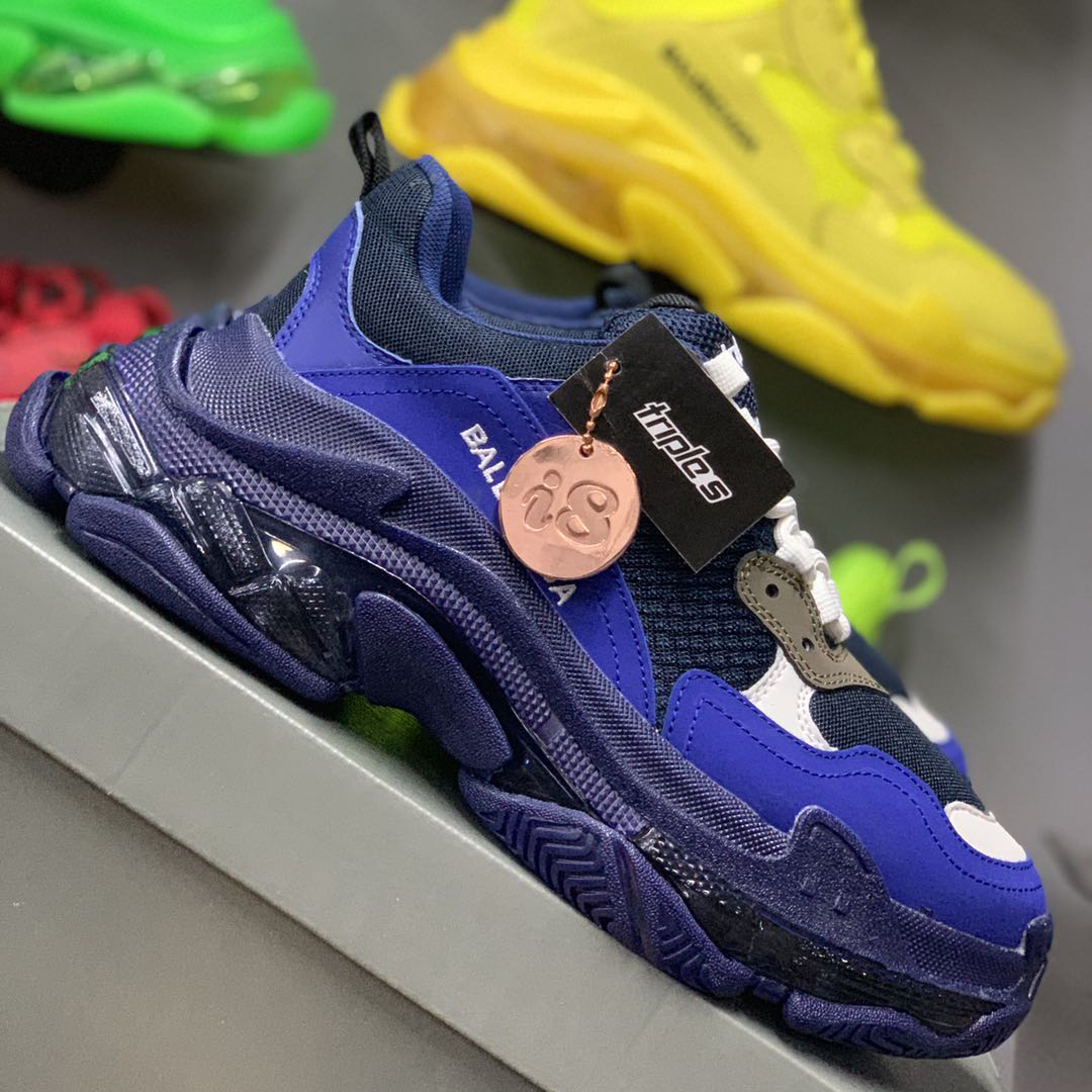 Balenciaga Triple S Clear Sole Sneaker  - FashionPlug