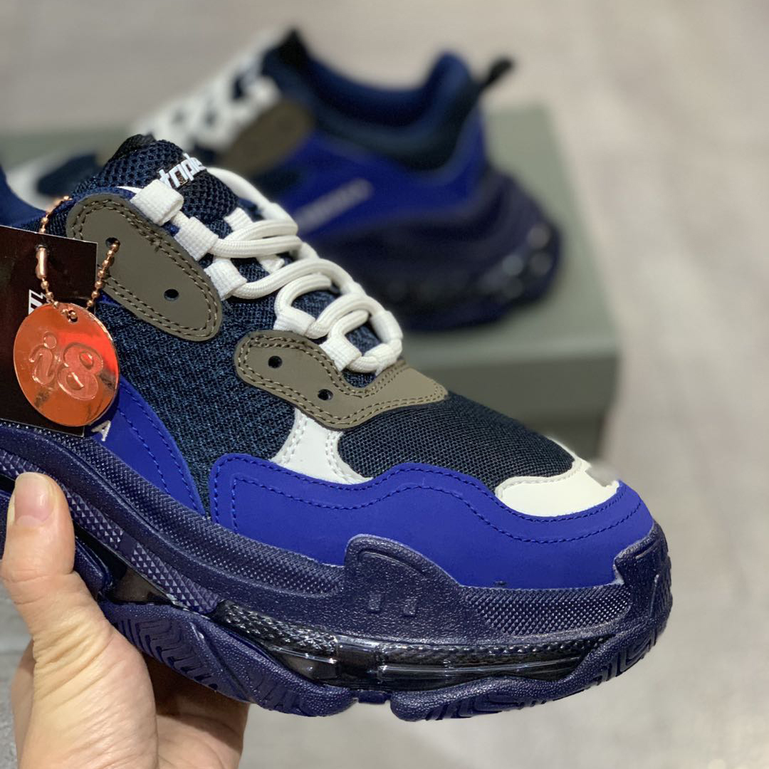 Balenciaga Triple S Clear Sole Sneaker  - FashionPlug