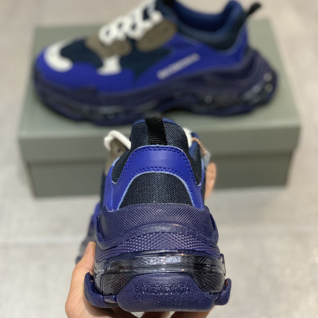 Balenciaga Triple S Clear Sole Sneaker  - FashionPlug