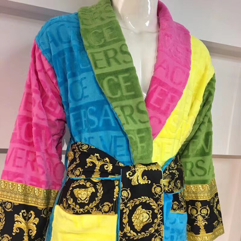Versace I Love Baroque Bathrobe Multicolour - FashionPlug