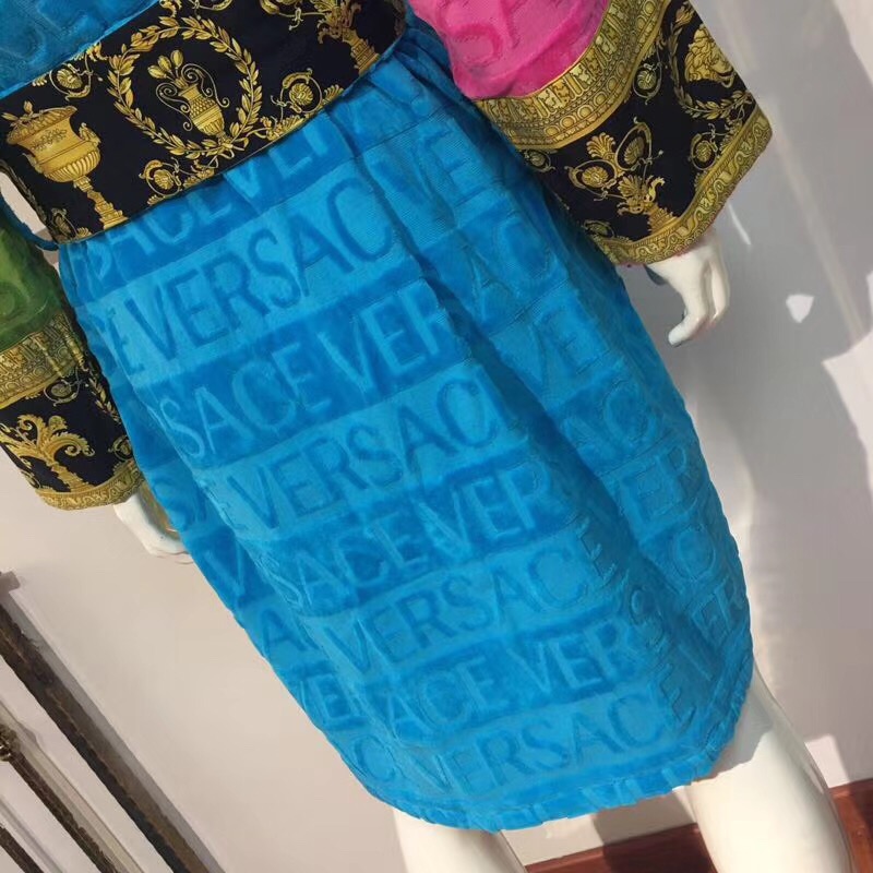 Versace I Love Baroque Bathrobe Multicolour - FashionPlug