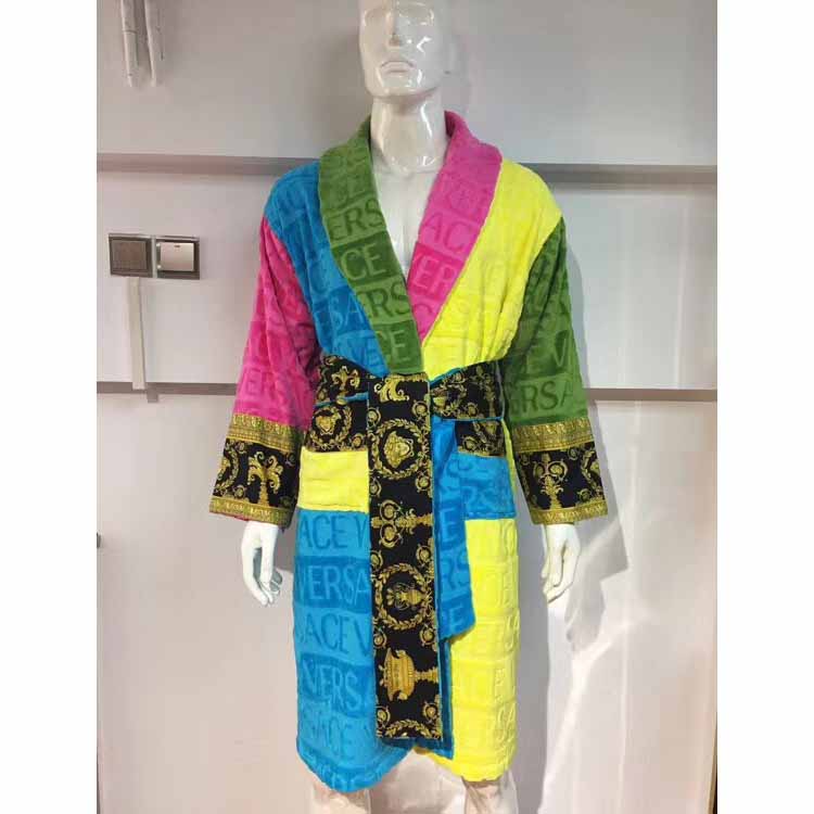 Versace I Love Baroque Bathrobe Multicolour - FashionPlug
