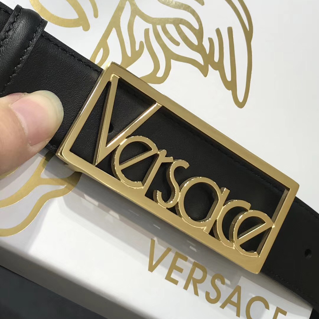 Versace Leather Belt - FashionPlug