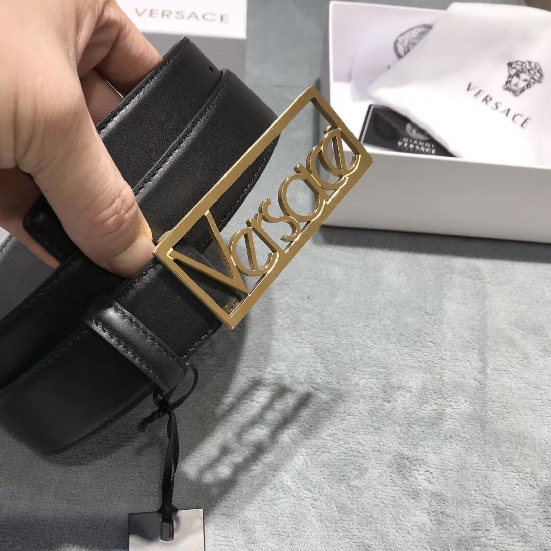 Versace Leather Belt - FashionPlug