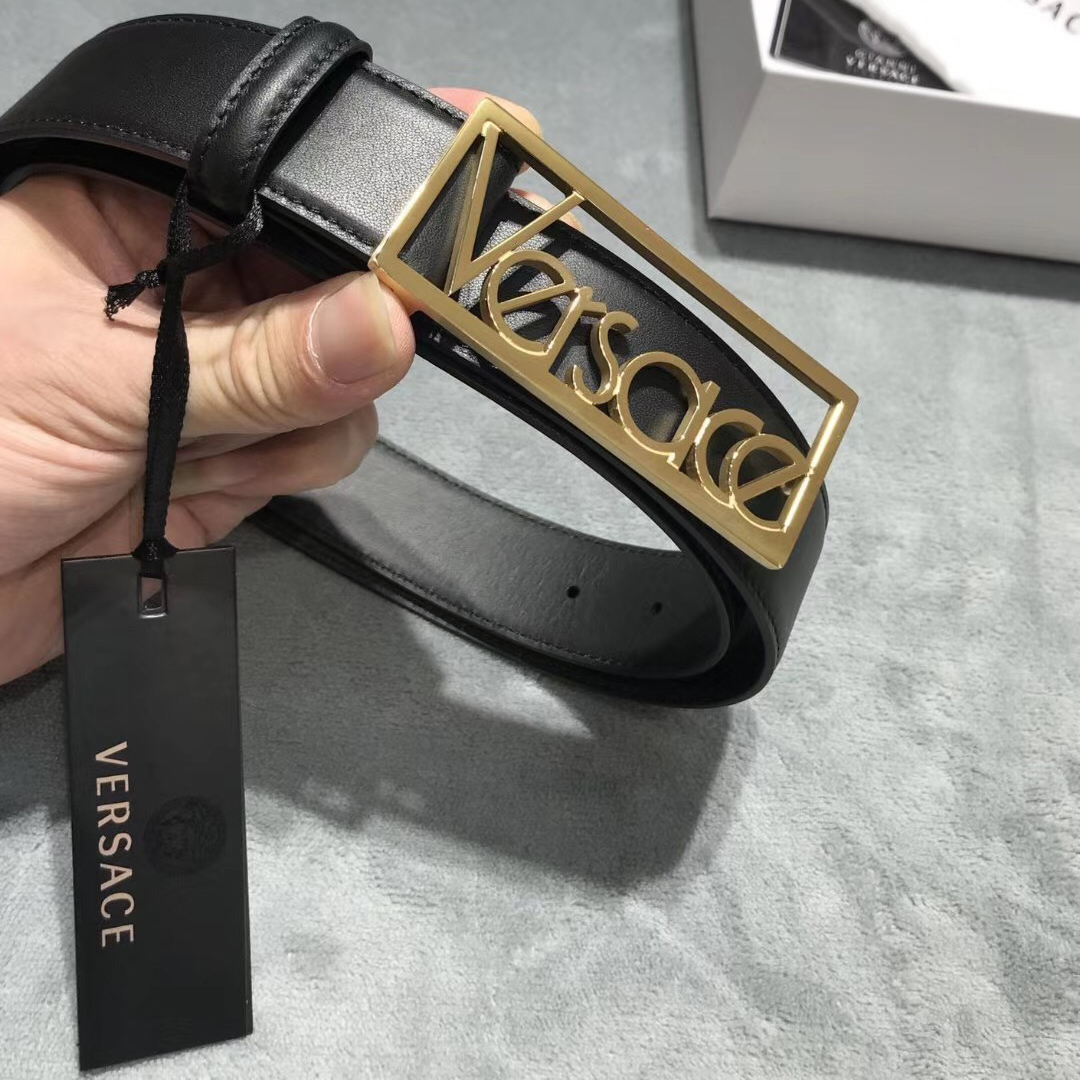 Versace Leather Belt - FashionPlug