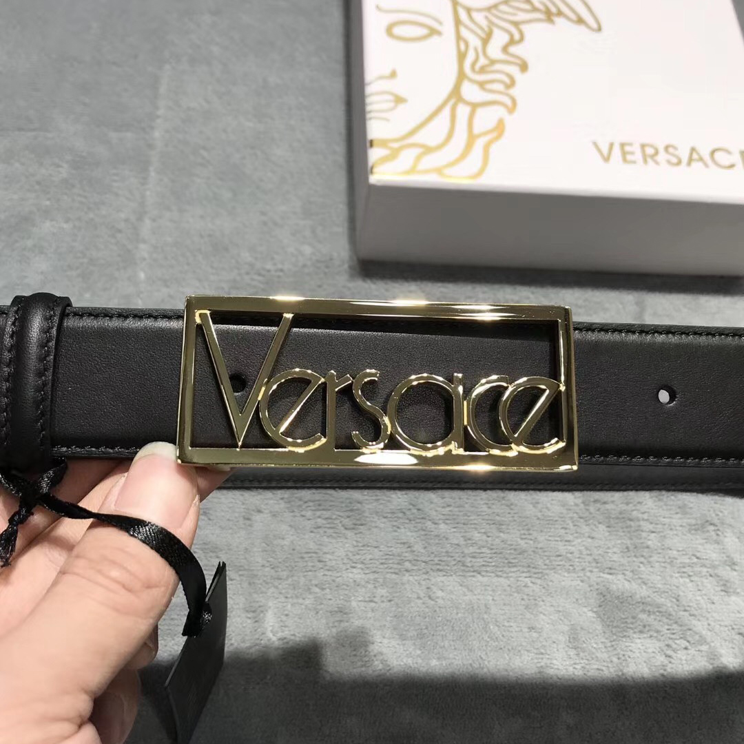 Versace Leather Belt - FashionPlug