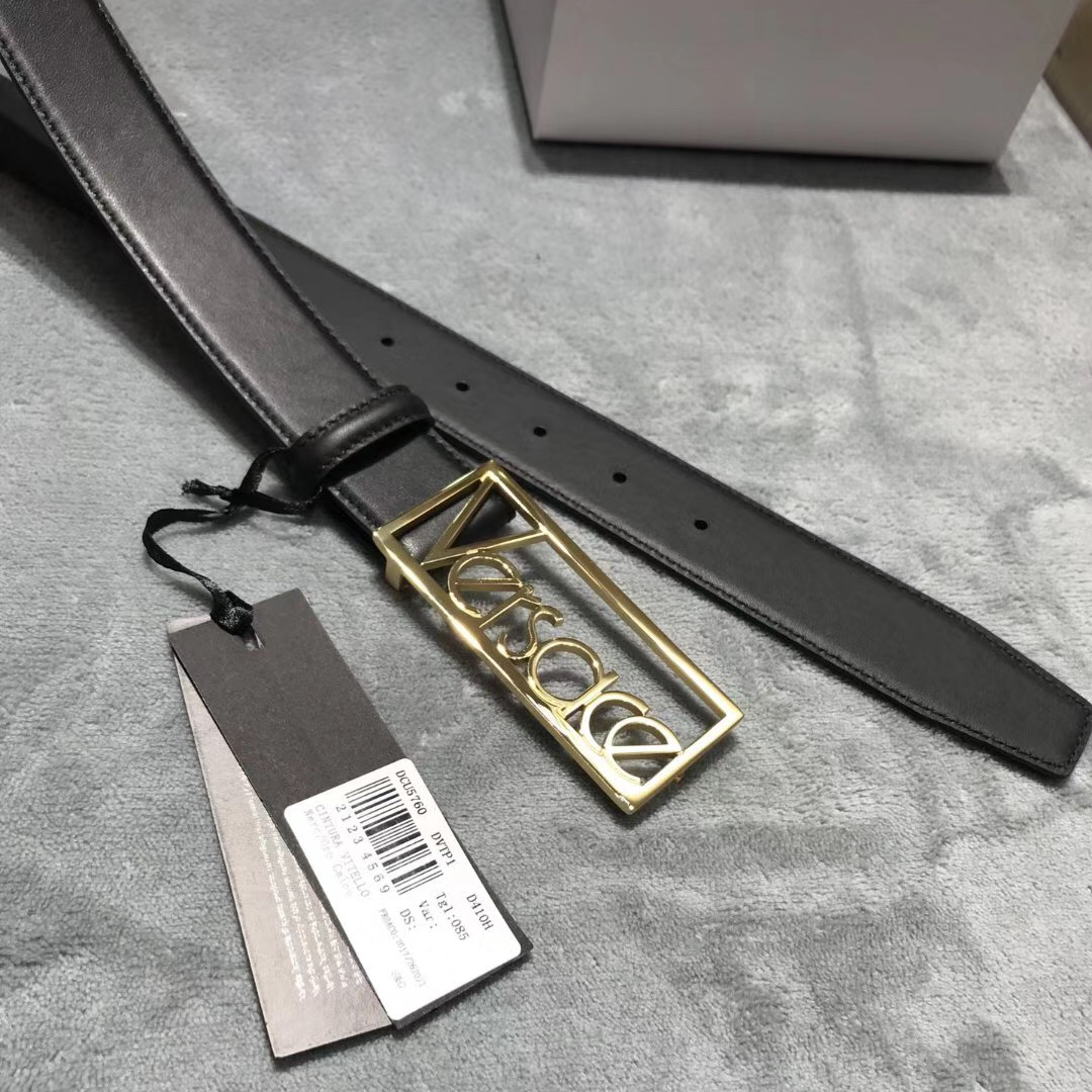 Versace Leather Belt - FashionPlug