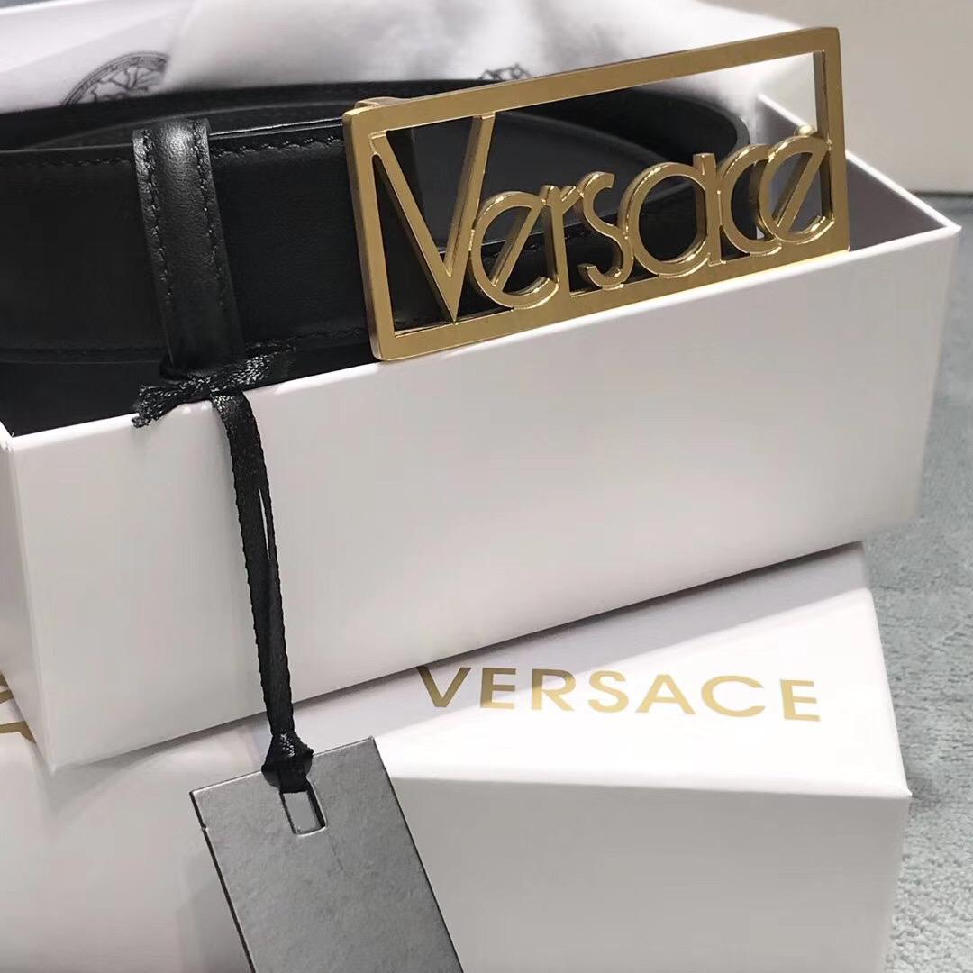 Versace Leather Belt - FashionPlug