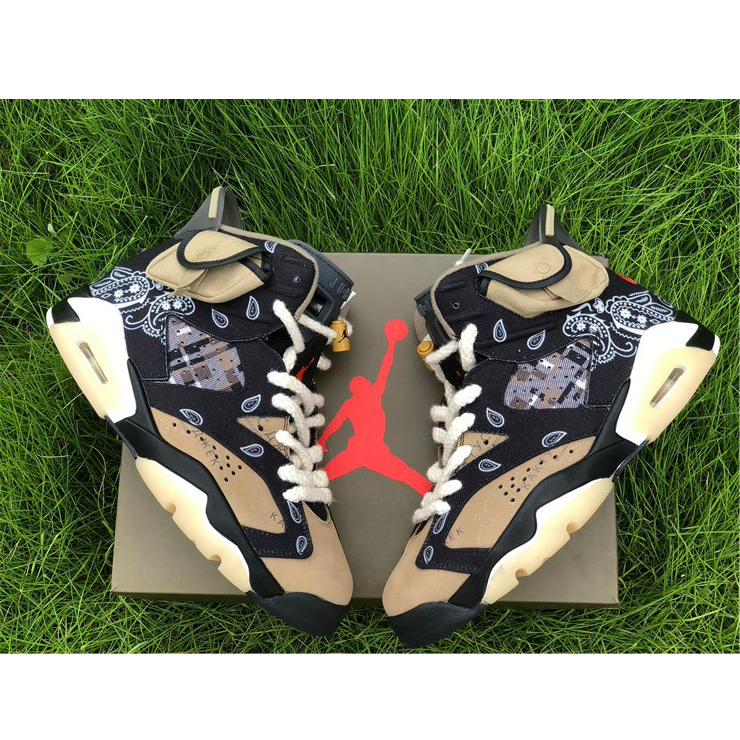 Jordan Travis Scott X AJ6 Sneakers - FashionPlug