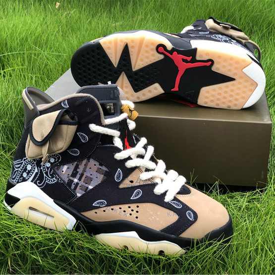 Jordan Travis Scott X AJ6 Sneakers - FashionPlug