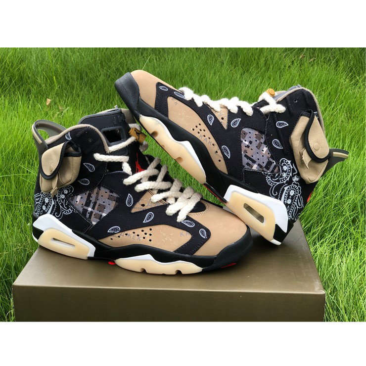 Jordan Travis Scott X AJ6 Sneakers - FashionPlug