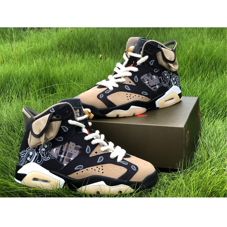 Jordan Travis Scott X AJ6 Sneakers - FashionPlug