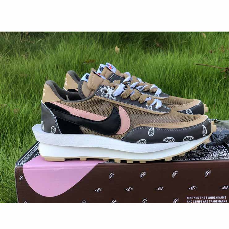 Lvd Waffle Daybreak X Nike Sacai White Brown Grey - FashionPlug