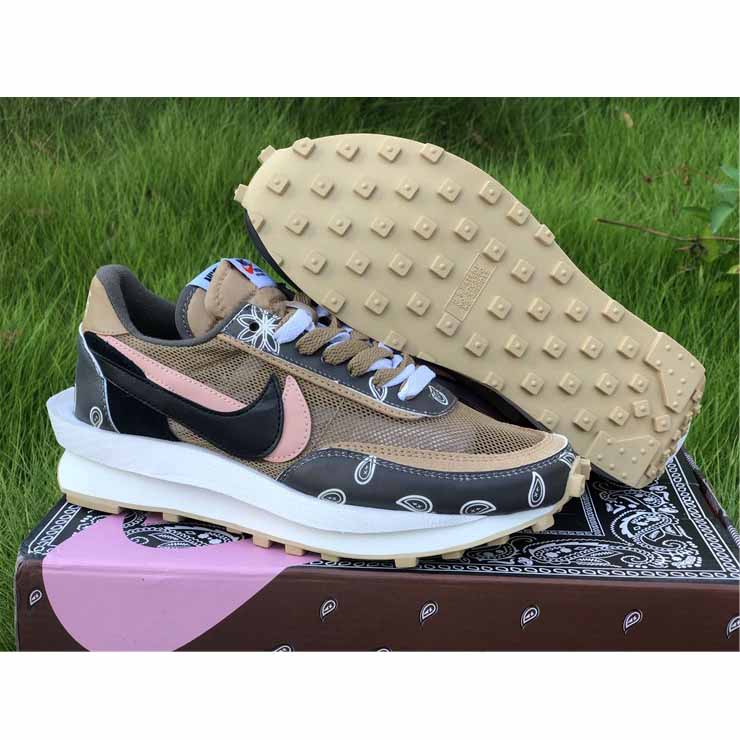 Lvd Waffle Daybreak X Nike Sacai White Brown Grey - FashionPlug