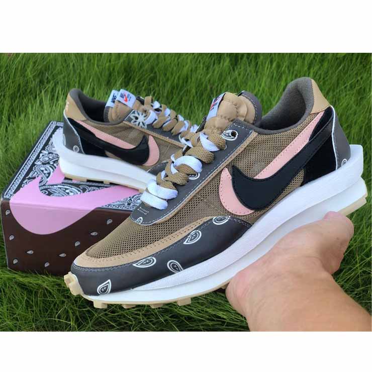 Lvd Waffle Daybreak X Nike Sacai White Brown Grey - FashionPlug