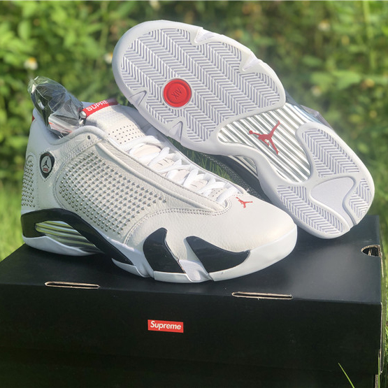 Jordan AJ14 White Red BV7630-106 - FashionPlug