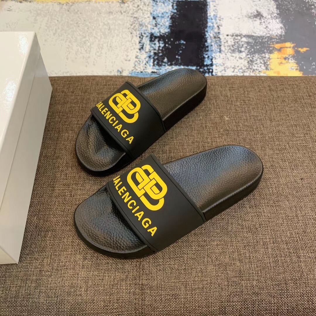 Balenciaga Bb Slide Sandal - FashionPlug