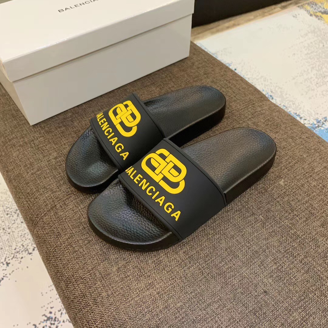Balenciaga Bb Slide Sandal - FashionPlug