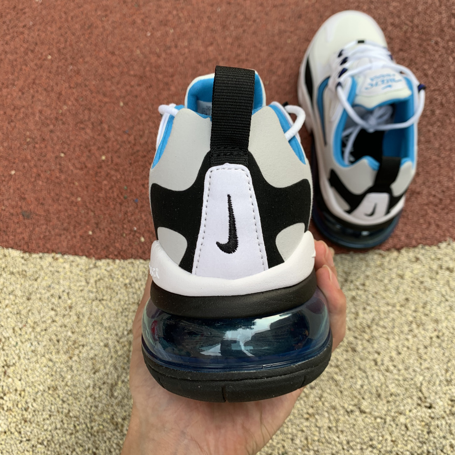 Nike Air Max 270 React HIghlighted In Sky Blue - FashionPlug