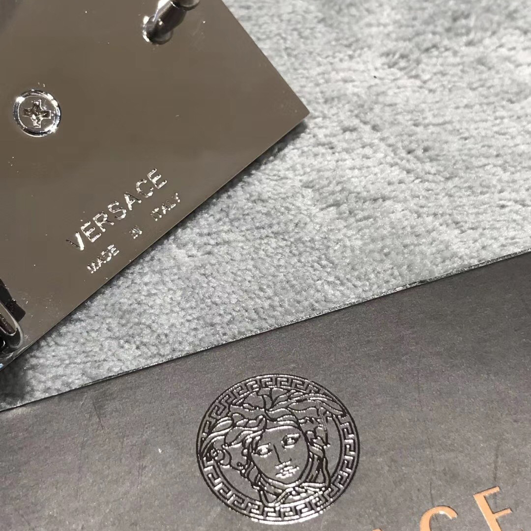 Versace Medusa Head Leather Belt - FashionPlug