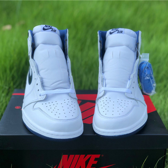 Air Jordan 1 OG Metallic Navy - FashionPlug