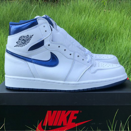 Air Jordan 1 OG Metallic Navy - FashionPlug