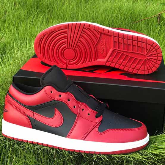Jordan AJ1 Low Varsity Red 553558-606  - FashionPlug