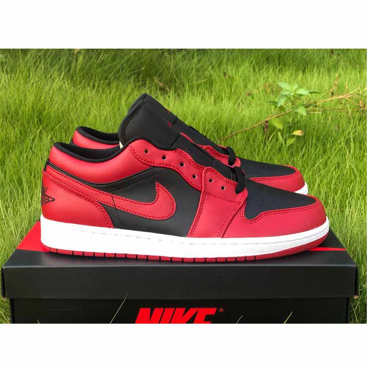 Jordan AJ1 Low Varsity Red 553558-606  - FashionPlug