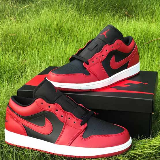 Jordan AJ1 Low Varsity Red 553558-606  - FashionPlug