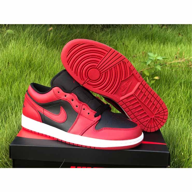 Jordan AJ1 Low Varsity Red 553558-606  - FashionPlug