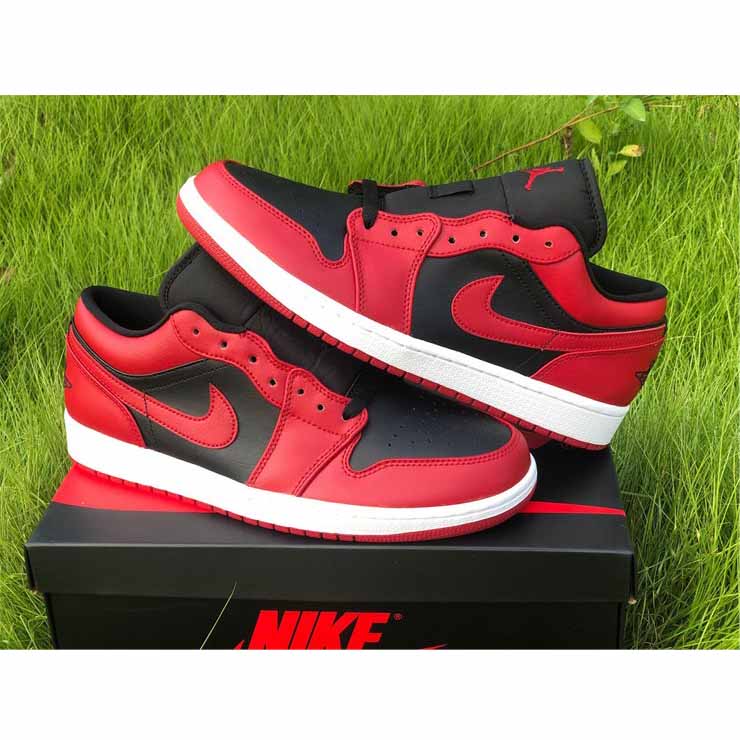 Jordan AJ1 Low Varsity Red 553558-606  - FashionPlug