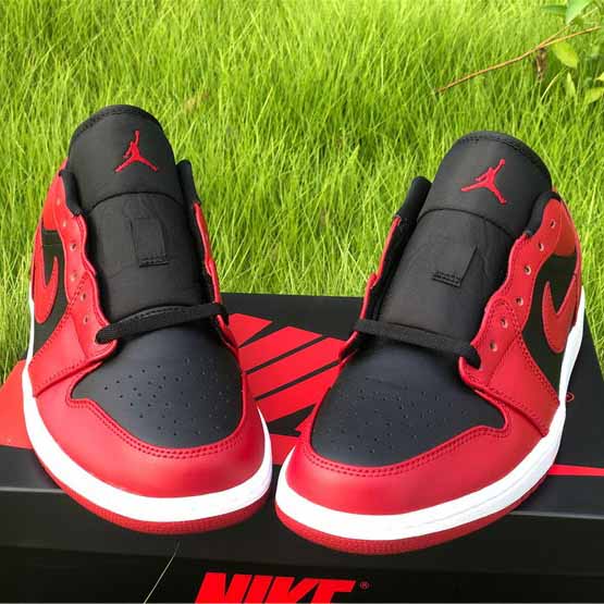 Jordan AJ1 Low Varsity Red 553558-606  - FashionPlug