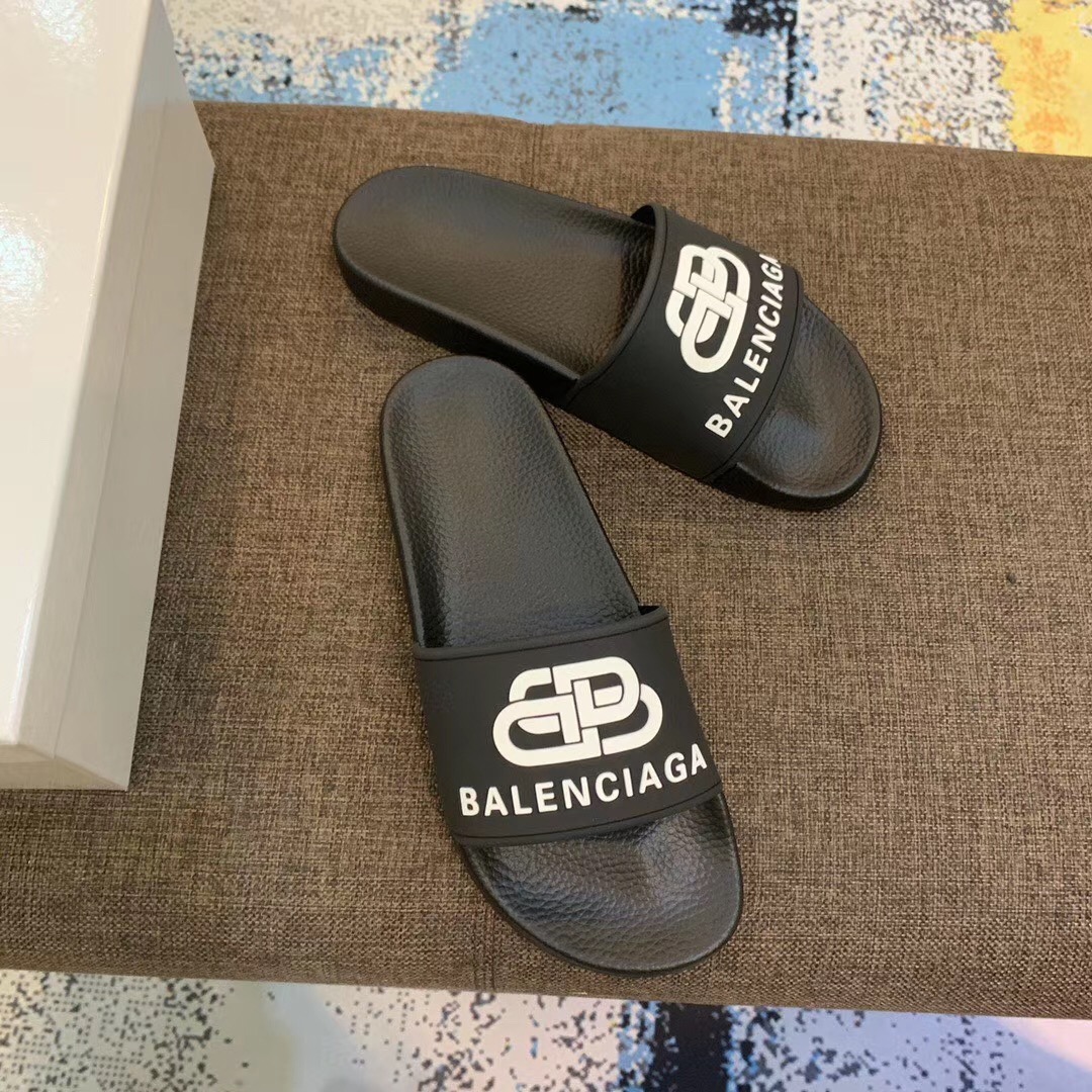Balenciaga Bb Slide Sandal - FashionPlug
