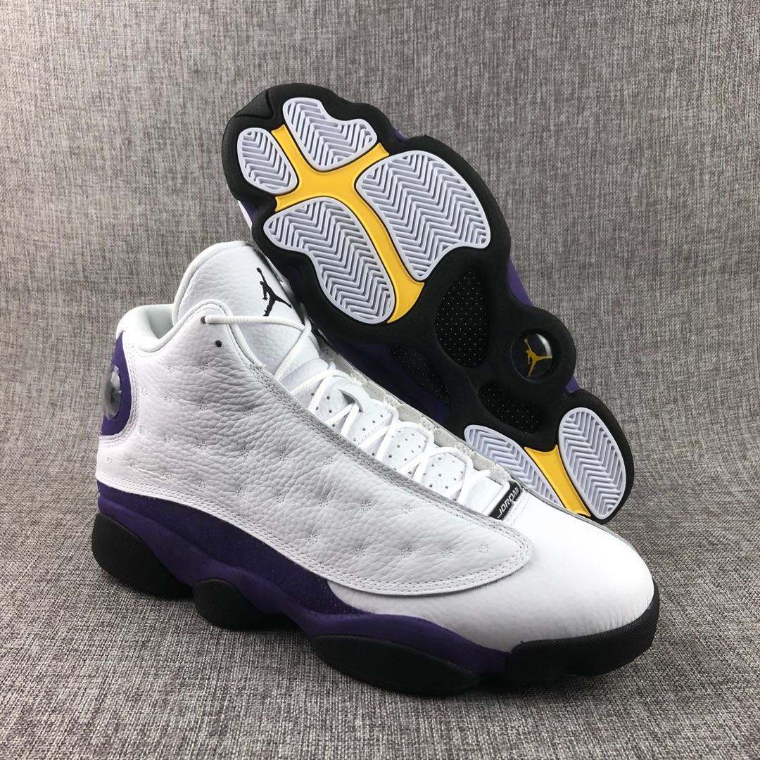 Jordan AJ13 Retro GS 'Lakers' - FashionPlug