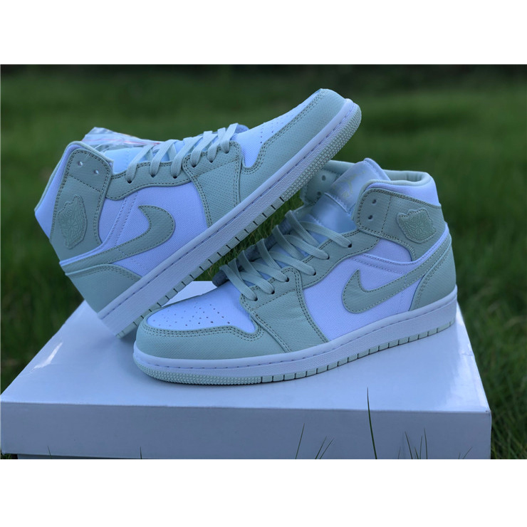 Jordan AJ1 Mid WMNS Spruce Aura CV5280-103 - FashionPlug