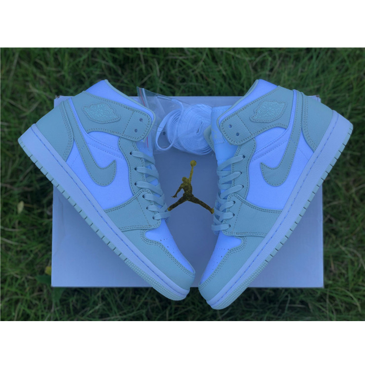 Jordan AJ1 Mid WMNS Spruce Aura CV5280-103 - FashionPlug