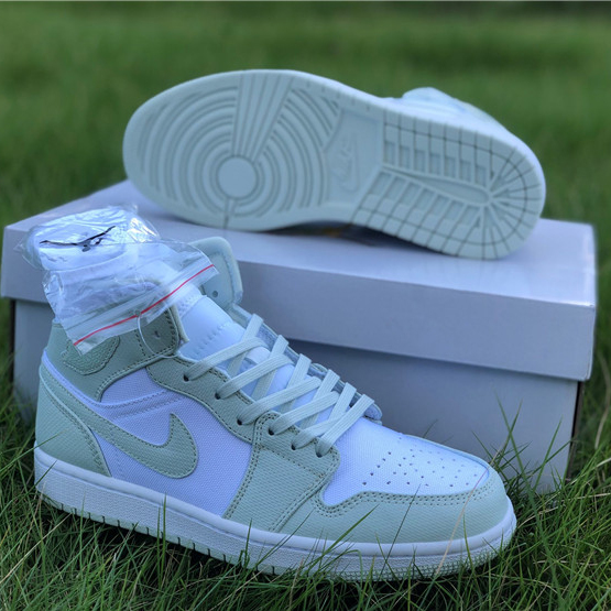 Jordan AJ1 Mid WMNS Spruce Aura CV5280-103 - FashionPlug