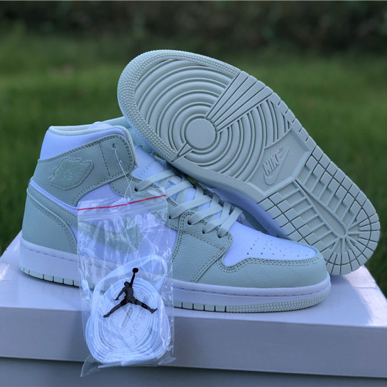 Jordan AJ1 Mid WMNS Spruce Aura CV5280-103 - FashionPlug