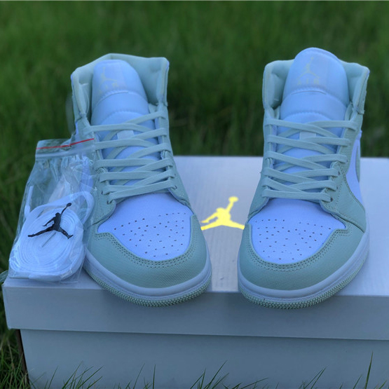 Jordan AJ1 Mid WMNS Spruce Aura CV5280-103 - FashionPlug